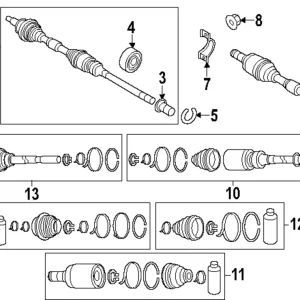 Outer Joint - Mazda (FT13-22-510)