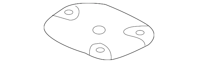 Splash Shield Cover Plate - Mazda (TK48-56-078)