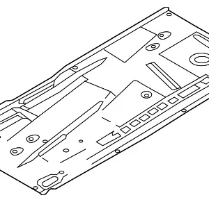 Front Floor Pan - Mazda (KD53-53-602)