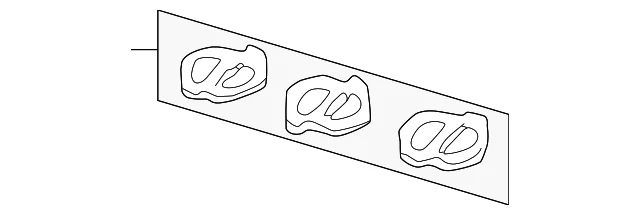 Engine Intake Manifold Gasket - Mazda (ZZM5-13-095)