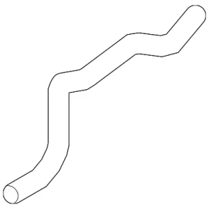 Radiator Coolant Hose - Mazda (PE01-15-18YD)