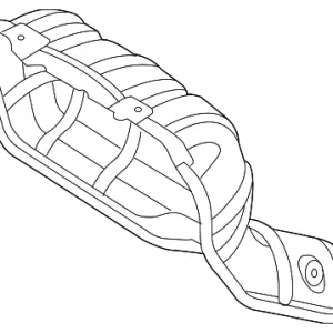 Exhaust Manifold Heat Shield - Mazda (LFK9-13-390A)