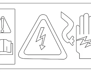 Caution Label - Mazda (MH01-30-3E1)