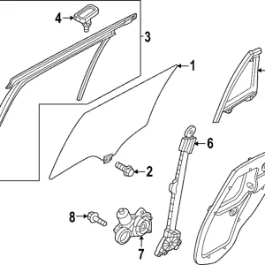 Window Regulator - Mazda (VA40-72-590A)
