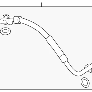 A/C Refrigerant Suction Hose - Mazda (NA6W-61-462)
