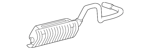 Muffler & Pipe - Mazda (1FAC-40-500)