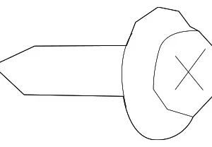 Clock Spring Screw - Mazda (9986-50-520)