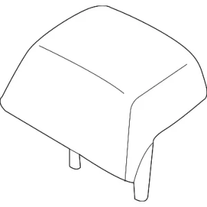 Headrest, Outer - Mazda (GHR2-88-240A-39)