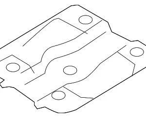 Suspension Cross-Member Bracket - Mazda (BP4K-28-8C1C)