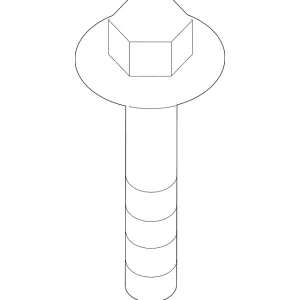 Inlet Duct Mount Bolt - Mazda (9YA0-2A-608C)