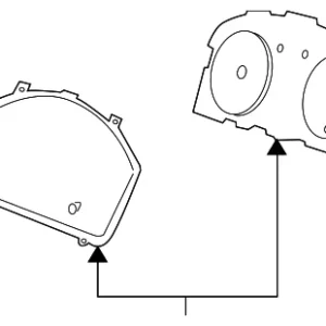 Instrument Panel Lens - Mazda (ZZCA-55-448)