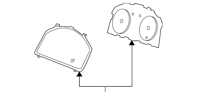 Instrument Panel Lens - Mazda (ZZCA-55-448)