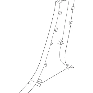 Lower Center Pillar Trim - Mazda (GS3L-68-220B-02)