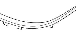 Lower Molding - Mazda (TK21-50-7K1C)