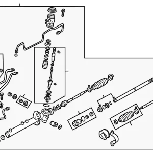 Steering Gear - Mazda (BL4C-32-110A)