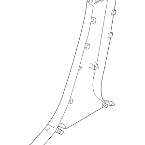 Lower Center Pillar Trim - Mazda (EG21-68-220C-02)