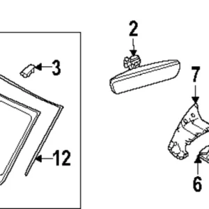 Windshield - Mazda (DN4J-63-900B)