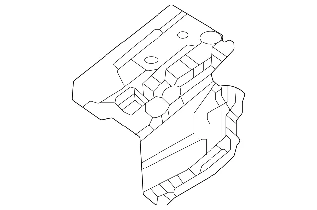 Cowl Panel Support Plate - Mazda (VA40-53-590)