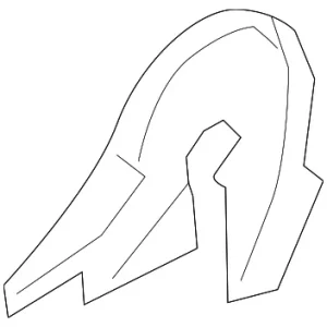 Hinge Cover - Mazda (BP4K-88-1G7-02)