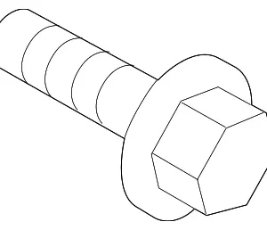 Plate Bolt - Mazda (9945-40-614)