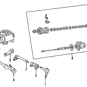 Outer Tie Rod - Mazda (ZZM0-32-280)