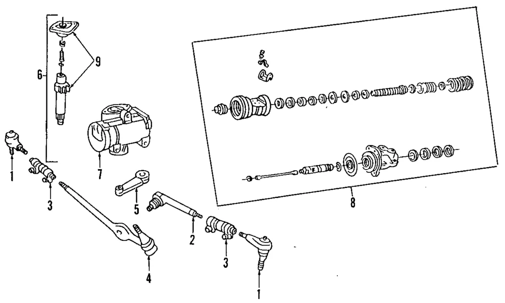 Steering Gear - Mazda (ZZM2-32-110R-0A)