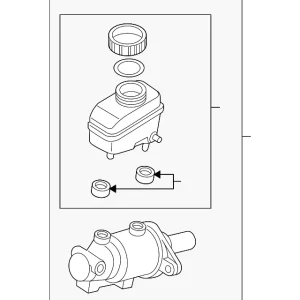 Brake Master Cylinder - Mazda (FE01-43-40ZA)