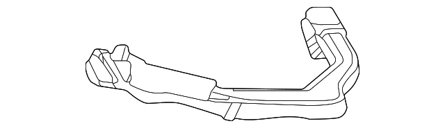 Inner Duct - Mazda (DGH9-60-190B)
