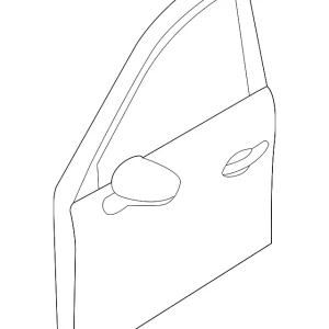 Door Shell - Mazda (KBY0-58-02XE)