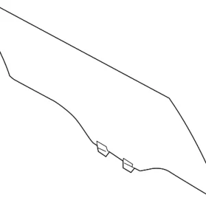 Door Glass - Mazda (TK48-72-510A)