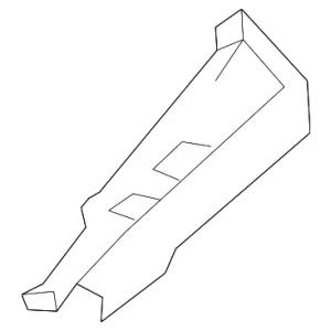 Cowl Panel Bracket - Mazda (KB7W-54-5DX)