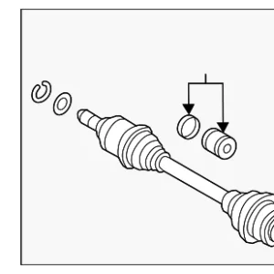Axle Assembly - Mazda (FTF1-25-60X)