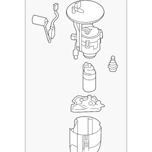 Fuel Pump And Sender Assembly - Mazda (PX4P-13-35X)