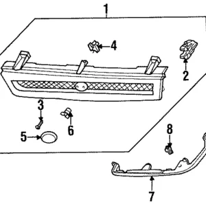 Grille Assembly - Mazda (BBYB-50-710B)