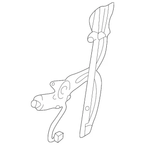 Window Regulator - Mazda (GD7B-72-560A)