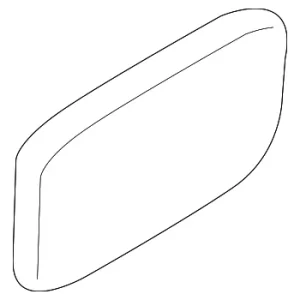 Door Shell Hole Cover - Mazda (BCJH-58-863)
