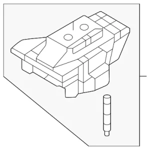 Trans Mount - Mazda (KR9P-39-340)