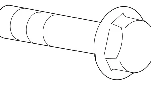 Stay Bracket Mount Bolt - Mazda (9YA4-2A-005)