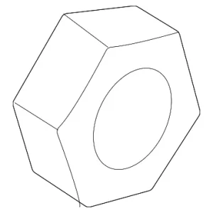 Pulley Nut - Mazda (B3C7-18-W05)