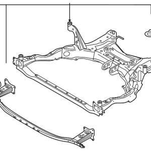 Cross-Member - Mazda (VA40-34-80XC)