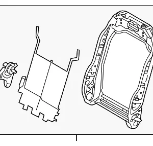 Seat Back Frame - Mazda (BDWK-88-680)