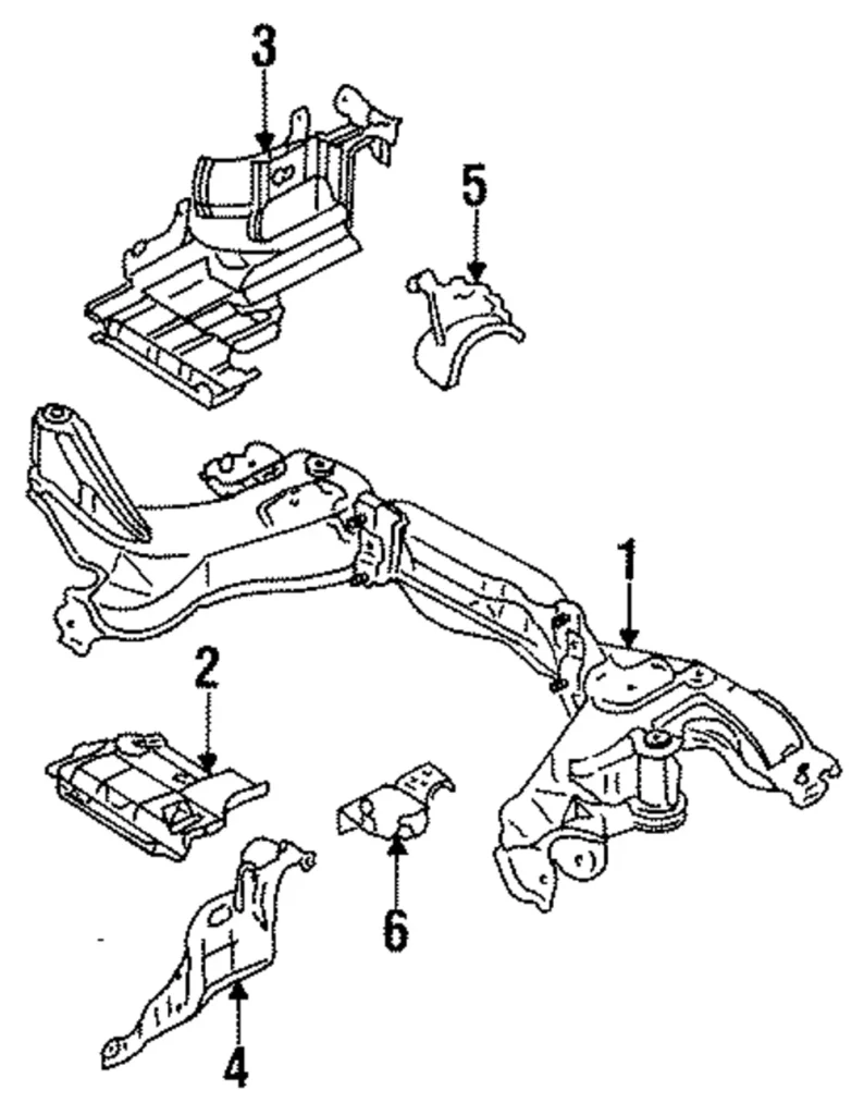 Splash Shield - Mazda (EA01-56-310A)