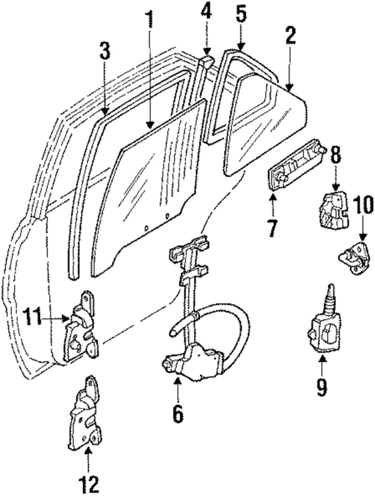 Handle, Outside - Mazda (H260-73-410C)
