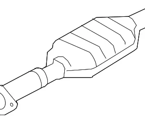 Catalytic Converter - Mazda (ZZD3-20-500)