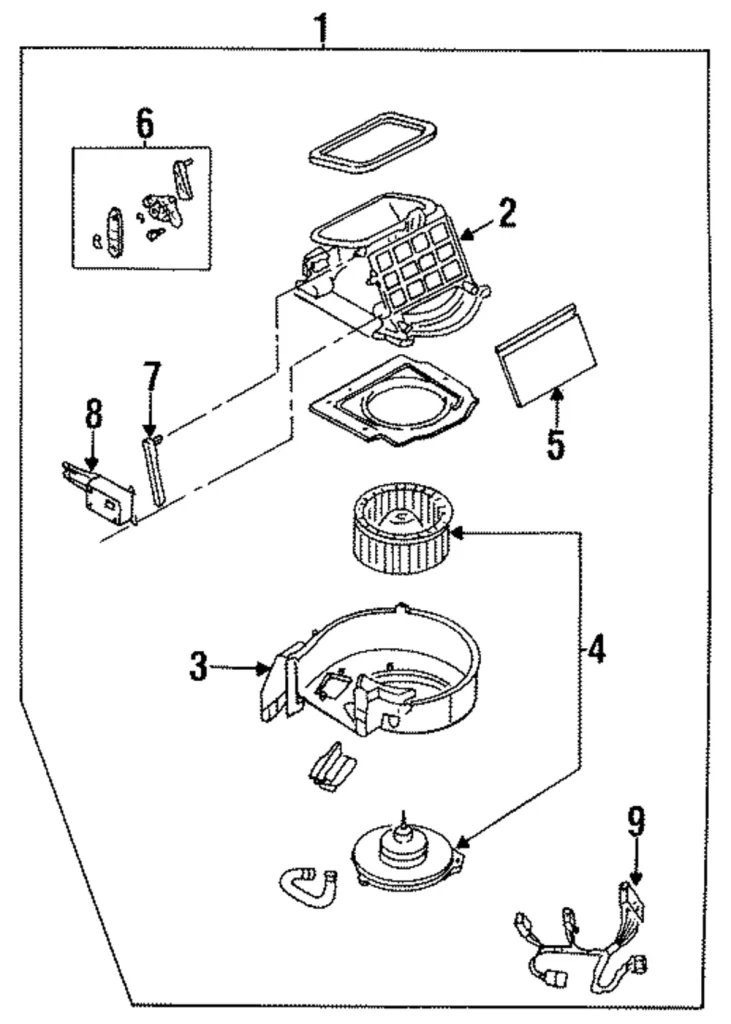Fan & Motor - Mazda (BG1P-61-B10)