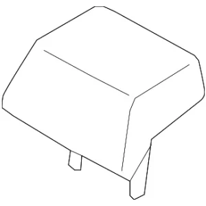 Headrest, Center - Mazda (BDJD-88-340-02)