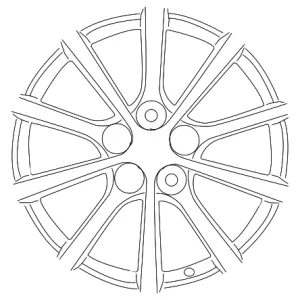 Wheel, Alloy - Mazda (9965-67-7070)