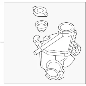 Engine Coolant Filler Neck - Mazda (PYML-15-17YG)