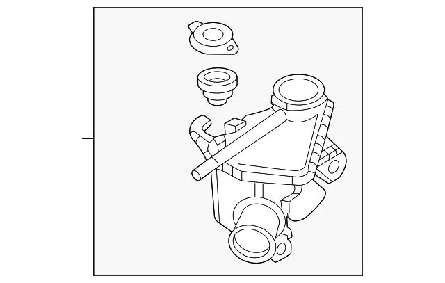 Engine Coolant Filler Neck - Mazda (PYML-15-17YG)