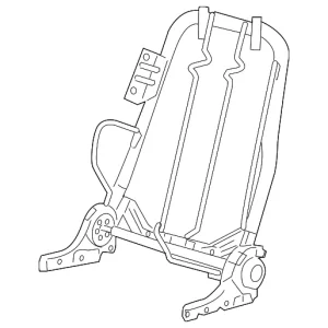 Seat Back Frame - Mazda (ZZDA-88-680)
